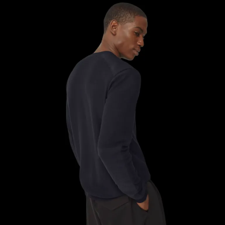 Pull CANADA GOOSE Dartmouth col rond coton noir