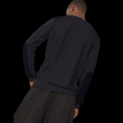 Pull CANADA GOOSE Dartmouth col rond coton bleu marine