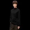 Pull dos à devant LOEWE polo maille soie noire