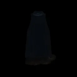 Robe courte PHILOSOPHY DI LORENZO SERAFINI col montant maille cachemire laine noir bas plumes