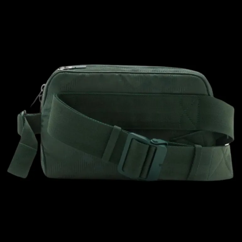 sac bandoulière BURBERRY carreaux jacquard nylon kaki
