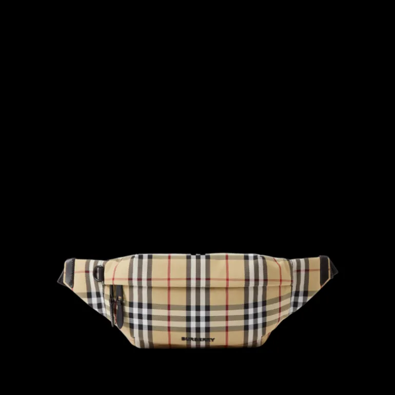 Sac ceinture BURBERRY Sonny carreaux check beige