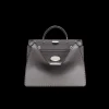 Sac FENDI Peekaboo ISeeU Medium Selleria cuir gris surpiqué