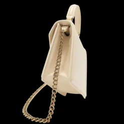 Sac porté main DOLCE & GABBANA Dévotion Petit cuir écru Cœur Or