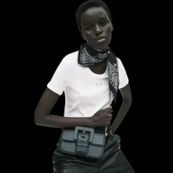 Sac porté épaule BARBARA BUI cuir noir Chaine boucle ceinture