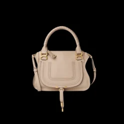 Sac porté épaule CHLOE Marcie cuir veau grainé beige