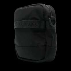 Sacoche STONE ISLAND nylon métal noir patch logo rose des vents