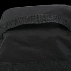 Sacoche STONE ISLAND nylon métal noir patch logo rose des vents