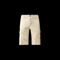 Short cargo CP COMPANY coton stretch doux blanc poche verre lunette