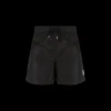 Short de bain MONCLER nylon noir patch logo blanc