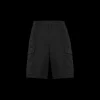 Short MONCLER poche Cargo nylon noir mat