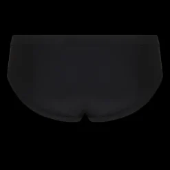 Slip de bain DOLCE & GABBANA noir plaque logo métal