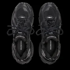 Sneaker BALENCIAGA Runner en maille et nylon noir mat