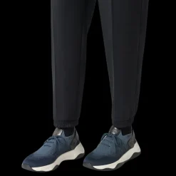 Sneaker basse BERLUTI Shadow maille Scritto bleu deagradé cuir veau