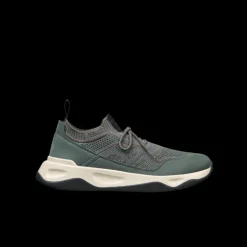 Sneaker basse BERLUTI Shadow maille Scritto vert cuir nubuck