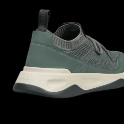 Sneaker basse BERLUTI Shadow maille Scritto vert cuir nubuck