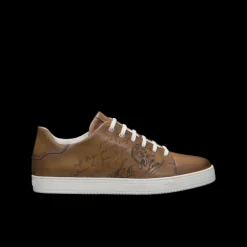 Sneaker BERLUTI Playtime Palermo En Cuir Scritto Olive