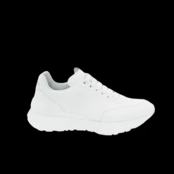 Sneakers ALEXANDER MCQUEEN Sprint Runner cuir blanc signature McQueen