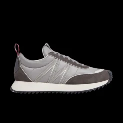 Sneakers MONCLER Pacey low nylon daim gris logo M
