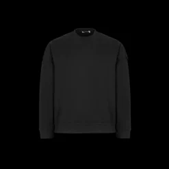 ST-95 Sweat-shirt col rond coton noir