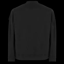 ST-95 Sweat-shirt col rond coton noir