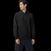Sweat-shirt à capuche Canada Goose Huron coton noir