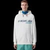 Sweat-shirt à capuche coton blanc Moncler Grenoble