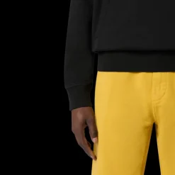 Sweat-shirt à capuche STONE ISLAND coton molleton noir