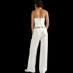 Top bustier BARBARA BUI cintré coton blanc