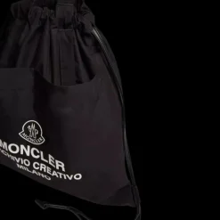 Tote bag MONCLER Sac cabas nylon noir Moncler Grenoble blanc