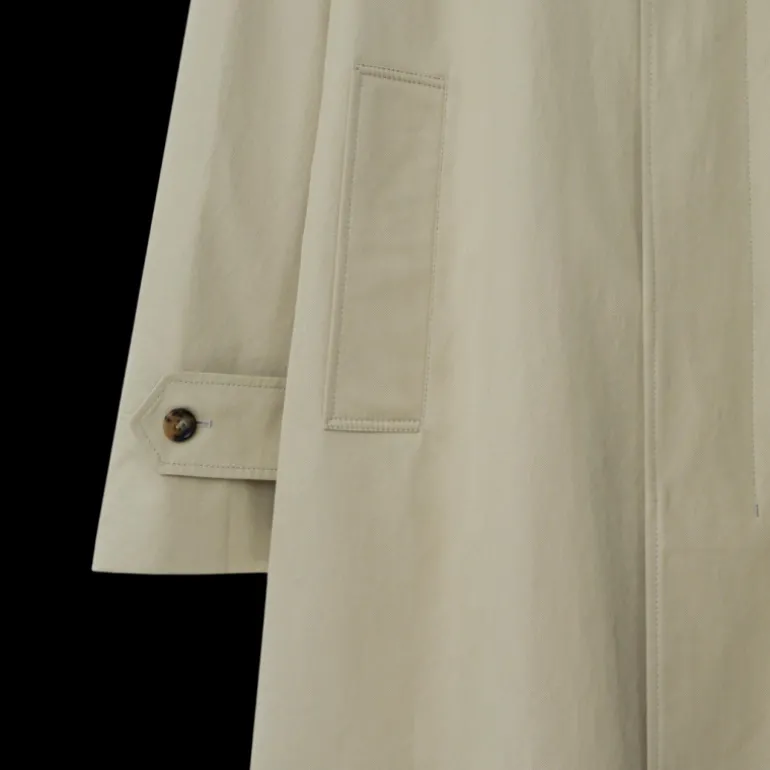 Trench imperméable BURBERRY gabardine coton beige check gris beige