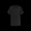 T-shirt BALENCIAGA col rond coton noir délavé logo imprimé dos