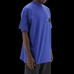 T-Shirt BALENCIAGA Political Campaign Gaffer Large jersey vintage bleu roi