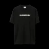 T-shirt BURBERRY Harriston coton noir logo Blanc