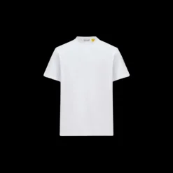 T-shirt coton blanc Moncler x Mercedes-Benz by NIGO dos voiture