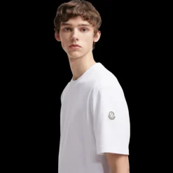 T-shirt coton blanc Moncler x Mercedes-Benz by NIGO dos voiture