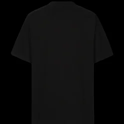 T-shirt DOLCE & GABBANA coton noir logo imprimé ton sur ton