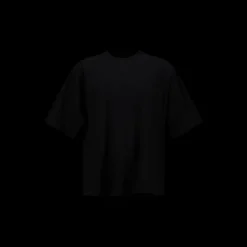T-shirt HERNO col rond coton noir Collection Laminar