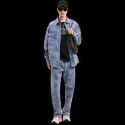 T-shirt manche courte PALM ANGELS coton noir logo universitaire blanc strass