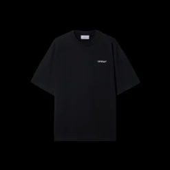 T-shirt OFF WHITE manche courte coton noir Windy Arrow flèche dos