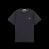 T-shirt STONE ISLAND manche courte col rond coton bleu marine patch logo
