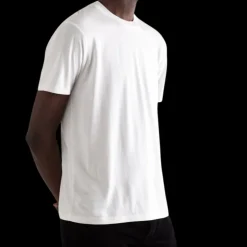 T-shirt TOM FORD col rond lyocell coton blanc