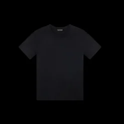 T-shirt TOM FORD manche courte col rond coton lyocell noir