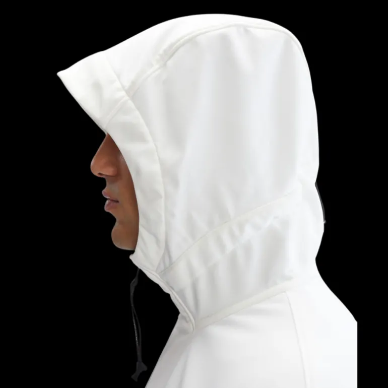 Veste à capuche zippée CP Shell-R blanc lentille