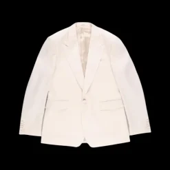 Veste blazer Col Flèche ALEXANDER MCQUEEN Boutonnage Simple Épaules Marquées rose pale