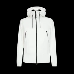 Veste Blouson CP Soft Shell-R Blanc Capuche Lunettes CP COMPANY