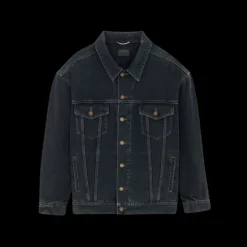 Veste boutons SAINT LAURENT denim coton dark blue black