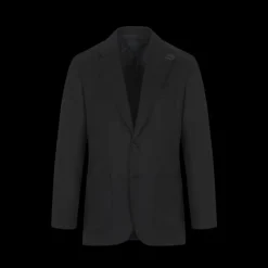 Veste BRIONI Brera à chevrons en laine Super 180’s bleu nuit