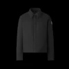 Veste CANADA GOOSE Lodge Coach nylon noir fermeture pressions