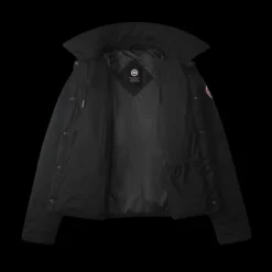 Veste CANADA GOOSE Lodge Coach nylon noir fermeture pressions
